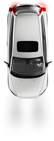 Grafik eines Autos von oben